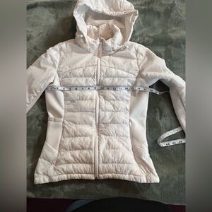 Calvin Klein Cream Puffer Jacket
